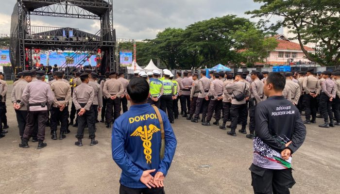 255 Personel Gabungan Amankan Konser Musik Nasional di Bandar Lampung