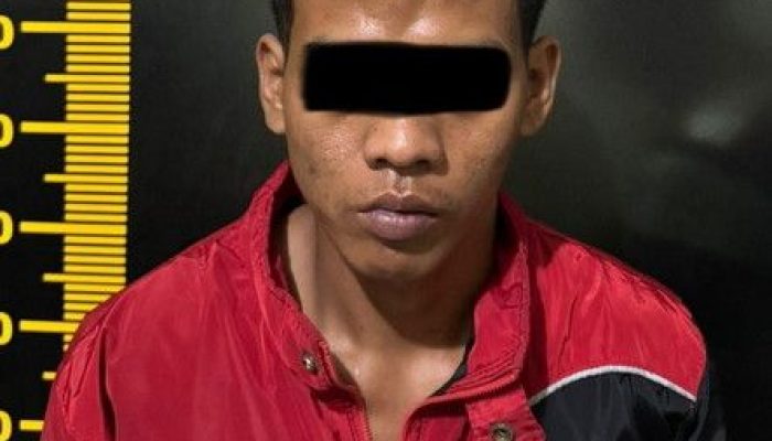 Anggota Polres Pesawaran Tangkap Maling Motor Bersenpi