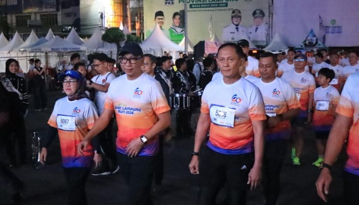 Ribuan Peserta Meriahkan Bank Lampung Run 2026