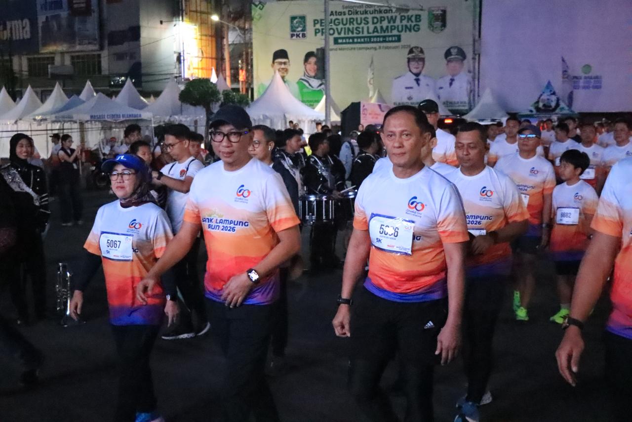 Ribuan Peserta Meriahkan Bank Lampung Run 2026