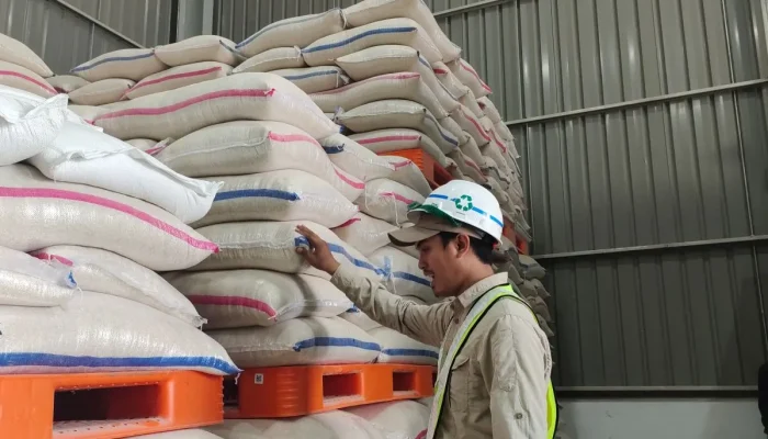 Stok Beras Lampung Cukupi Konsumsi Ramadan