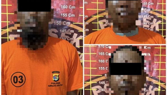 Tiga Pelaku Pemerasan Dibekuk Anggota Polsek Rawajitu Selatan
