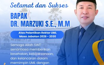 Dr Marzuki Dilantik sebagai Rektor Universitas Muhammadiyah Lampung
