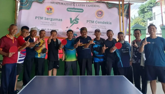 Latih Tanding PTM Cendekia dan PTM Sergumas Jadi Ajang Silaturahmi