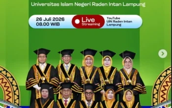 16 Guru Besar UIN Raden Intan Lampung Dikukuhkan