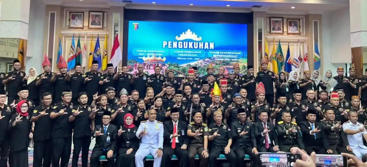 Pengurus Pagpas Lampung Dilantik Jadi Anggota Forum Pembauran Kebangsaan