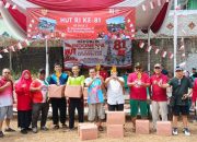 Lomba Tenis Meja HUT RI Diikuti 5 PTM di Gunung Terang