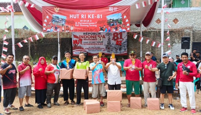 Lomba Tenis Meja HUT RI Diikuti 5 PTM di Gunung Terang